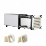 VEVOR Elektrinė bulvių griežyklė su 13 mm ir 10 mm nerūdijančio plieno a&scaron;menimis, neslystanti daržovių ir bulvyčių pjaustyklė