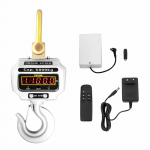 VEVOR Skaitmeninės Krano Svarstyklės 5000kg, Tvirtos Pakabinamos Svarstyklės su LCD Ekranu Pramoniniam ir Lauko Naudojimui