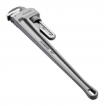 VEVOR 610mm aliuminio vamzdžių raktas, reguliuojamas tiesus santechnikos įrankis su ergonomine rankena, iki 105mm vamzdžiams