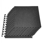 VEVOR 24 dalių EVA putų dėlionės sporto kilimėliai 610 x 610 x 10 mm, sujungiamos sporto grindų plytelės, smūgius ir triuk&scaron;mą slopinantis pagrindas