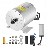 VEVOR 1800W 48V be&scaron;epetėlinio nuolatinės srovės variklio komplektas su valdikliu ir akseleratoriumi &ndash; iki 74 km/h &ndash; el. dviračiams, paspirtukams, kartingams, DIY