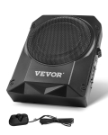 VEVOR 25cm 400W Plonas Aktyvus Po Sėdyne Žemų Dažnių Garsiakalbis su Stiprintuvu, Automobiliui/SUV/Sunkvežimiui/RV