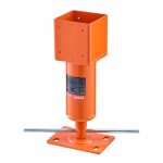 VEVOR reguliuojamas sraigtinis domkratas 101.6x101.6 mm, auk&scaron;tis 33.5&ndash;47.5 cm, apkrova 11203.7 kg, laikinas namo keltuvas lyginimui