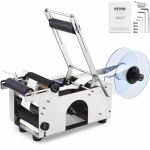VEVOR Pusiau automatinė apvalių butelių ženklinimo ma&scaron;ina, 20&ndash;50 vnt./min, &Oslash;20&ndash;120 mm buteliams, su spaudimo strypu