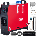 VEVOR 12V 8KW dyzelinis oro &scaron;ildytuvas su nuotoliniu valdymu ir LCD, mažos sąnaudos, automobiliams, sunkvežimiams, kemperiams, laivoms, autobusams