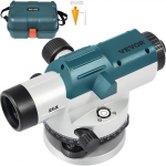 VEVOR 26X automatinis optinis lygis su 40&nbsp;mm objektyvu, IP54 atsparus vandeniui statybos matavimo įrankis su dėklu