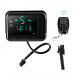 VEVOR universalus dyzelinio oro &scaron;ildytuvo valdiklis su LCD ir pultu, 2kW/5kW/8kW &scaron;ildytuvams, DC5V termostato jungiklis