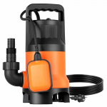 VEVOR 650W panardinamasis vandens siurblys, 15000 L/h, 8m pakėlimas, plūdės jungiklis, 10m laidas, baseinams, tvenkiniams, užlietoms zonoms