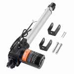 VEVOR 12V linijinis pavaras, 250 mm eiga, 6000N jėga, 5 mm/s greitis, IP44, sunkiems kėlimo darbams