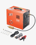VEVOR PCP oro kompresorius 300W 30MPa 4500PSI su Auto Stop, dvigubu ekranu, ventiliatoriumi, DC12V/AC230V dažymui ir nardymui