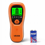 VEVOR 5-in-1 elektroninis sienų skeneris su LCD, jutikliu ir garso signalu - medžio, metalo, laidų aptikimui - Oranžinis