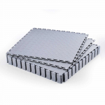 VEVOR 16 vnt. sujungiamų PVC garažo grindų plytelių, 513x513x5 mm, neslystančios, tvirtos, &scaron;viesiai pilkos, 4.21 m&sup2;