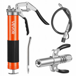 VEVOR 8000 PSI tepalo &scaron;virk&scaron;tas su rankena, 0,4 L talpa, 46 cm žarna, dviguba jungtis automobilių ir jūrų įrangai