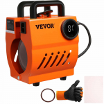 VEVOR Mini puodelių termo presas, ne&scaron;iojamas 320W sublimacijos įrenginys 8.2&ndash;8.7 cm puodeliams, LCD valdymas, dovanų rinkinys su pir&scaron;tinėmis ir juostele