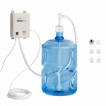 VEVOR 2.5 L/min vandens siurblio sistema, 4.1 bar, 6.1 m PE vamzdis, tylus dozatorius 18.9L buteliams