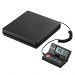 VEVOR Skaitmeninės pa&scaron;to siuntų svarstyklės 50 kg x 2 g, sulankstomas LCD, AC/DC maitinimas, taros ir laikymo funkcija, ABS korpusas