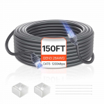 VEVOR Starlink Gen 3 Ethernet prailginimo kabelis 45.72m, 26 AWG, CAT6, atsparus vandeniui, 1200 Mbps, lauko naudojimui