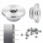 VEVOR 51 dalių 3.2mm nerūdijančio plieno turėklų trosų rinkinys su juodais įtempikliais ir įvorėmis, tinka 10.5mm skylėms