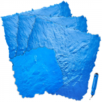 VEVOR 4 dalių poliuretano betono &scaron;tampavimo kilimėliai, 500x500 mm ir 457x457 mm, skalūno ra&scaron;tas lauko dekoratyviniams pavir&scaron;iams