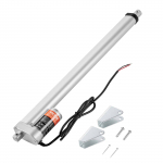 VEVOR 12V linijinis pavaras, 45.7 cm eiga, 1500N apkrova, 5 mm/s greitis, IP54 apsauga