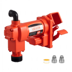 VEVOR 230V Elektrinis Kuro Pompavimas Siurblys, 57 L/min Srautas, 2.4 m Įsiurbimas, Dyzelinui, Benzinui, Su Perkaitimo Apsauga