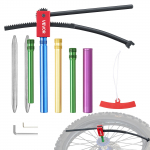 VEVOR krosinių motociklų padangų montavimo rinkinys 406&ndash;533 mm su 15&ndash;25 mm a&scaron;ies adapteriais, 2 montavimo svirtimis ir ratlankio apsauga