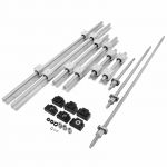 VEVOR SBR20 linijinių bėgių ir RM1605 sraigtų CNC rinkinys 350/650/1050mm su BK/BF12 atramomis ir jungtimis