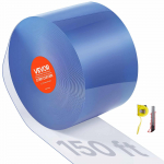 VEVOR skaidri PVC juostiniai užuolaidų ritinys 45,72 m x 20 cm, 2 mm, sandėliams, &scaron;aldytuvams, garažams, tvartams, gyvūnams