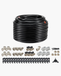 VEVOR 60,96m x 19mm HDPE-Aliuminio Oro Linijos Rinkinys, Sandari Suspausto Oro Sistema Dirbtuvėms ir Garažams