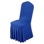 VEVOR 30 Mėlyni Tamprūs Kėdžių Užvalkalai, Poliesterio-Spanekso, Tinka Kėdėms iki 51x45x95 cm, Vestuvėms, Banketams, Valgomajam