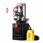 VEVOR 12V DC 3,8L Vienkryptis hidraulinis siurblys savivartėms, 3200 PSI, 1,6kW variklis