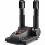 VEVOR sulankstomas batų ir aulinių džiovintuvas su laikmačiu, 2 vamzdeliai, &scaron;ilumos pūstuvas, 40&ndash;50&deg;C saugus džiovinimas, juoda & oranžinė