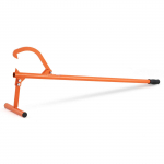 VEVOR Tvirtas Konstrukcijos Rąstų Keltuvas su 122 cm Rankena ir Reguliuojamu Kabliu, Skirtas iki 38 cm Skersmens Rąstams