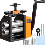 VEVOR 3-in-1 Juvelyrikos Volavimo Staklės, 76 mm Voleliai, 1:2 Pavarų Santykis, 0.1&ndash;7 mm Storiui, Metalui Formuoti