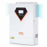 VEVOR 5500W hibridinis saulės inverteris 230V, grynos sinusinės bangos įkroviklis su 100A MPPT valdikliu 48V baterijoms