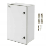 VEVOR 60x40x23 cm IP66 vandeniui atspari stiklo pluo&scaron;to elektros dėžė su montavimo plok&scaron;te, NEMA 4X vidui/lauke
