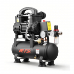 VEVOR 6 l bealyvis oro kompresorius 0,75 kW, 71 l/min, 8 bar, tylus ir ne&scaron;iojamas automobiliams, padangoms, dažymui, DIY