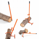VEVOR 118 cm 4-in-1 Tvirtas Plieno Medienos Keltuvas &ndash; Reguliuojamas Rąstų Keltuvas, Volelis, Mi&scaron;ko Įrankis iki 38 cm