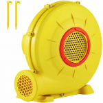 VEVOR 450W oro pūstuvas pripučiamoms batutams, 450m&sup3;/h srautas, 10.5cm i&scaron;ėjimas, tylus ir ne&scaron;iojamas dizainas