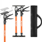 VEVOR reguliuojamos spintos atramos 2 vnt., 54&ndash;155 cm, 70 kg apkrova, teleskopiniai strypai spintelių ir gipso montavimui