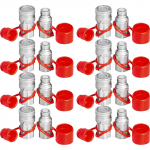 VEVOR 1/2" NPT Mini Ekskavatorių Hidraulinis Greito Jungimo Rinkinys, 8 Poros, ISO 16028, 35 MPa