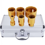 VEVOR 6 dalių deimantinių grąžtų rinkinys (20&ndash;68 mm) plytelėms, marmurui, granitui, porcelianui &ndash; auk&scaron;tos kokybės