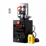 VEVOR 12V DC vienpusis hidraulinis siurblys, 20L bakas talpa, 0.91 GPM srautas greitis, 220 barų, priekaboms ir automobilių kėlimui