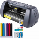 VEVOR 375 mm vinilo pjaustymo ploteris, 285 mm pjovimo plotis, reguliuojamas greitis ir jėga, LCD ekranas, ženklų gamybai