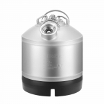 VEVOR 6,5L Nerūdijančio Plieno Alaus Linijų Valymo Keg Rinkinys su D Tipo Jungtimi ir Guminiais Pagrindais, Atsparus 130 PSI Slėgiui