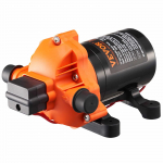 VEVOR 12V diafragminis vandens siurblys, 13.25 L/min, reguliuojamas 2.7&ndash;6.9 bar, tylus 3 kamerų siurblys RV, jachtoms, kemperiams, maisto furgonams
