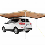 VEVOR 270&deg; automobilio &scaron;oninė markizė, 2,5m auk&scaron;čio, atspari vandeniui ir UV50+, su dėklu, tinka SUV, sunkvežimiams, kemperiams