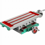 VEVOR Jungiamasis Frezavimo Stalas 450x170 mm, 30 kg, 2 A&scaron;ių 4 Krypčių Stalas Gręžimo ir Frezavimo Staklėms