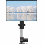 VEVOR motorizuotas TV keltuvas, 50,8 cm eiga, tinka 71,1&ndash;81,3 cm TV, su nuotolinio valdymo pultu, auk&scaron;čio reguliavimas, apkrova 59,9 kg