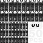 VEVOR 50 vnt. universalių osciliacinių daugiafunkcinių pjūklelių rinkinys, greitas keitimas, medžiui, plastikui, aliuminiui, tinka Dewalt, Milwaukee